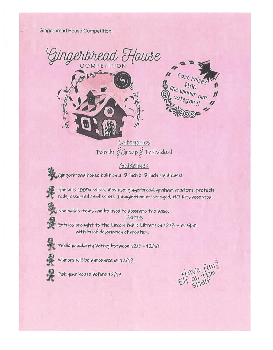 Gingerbread House Flyer