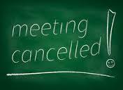 BOS Meeting Cancelled