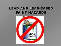 Lead paint waste