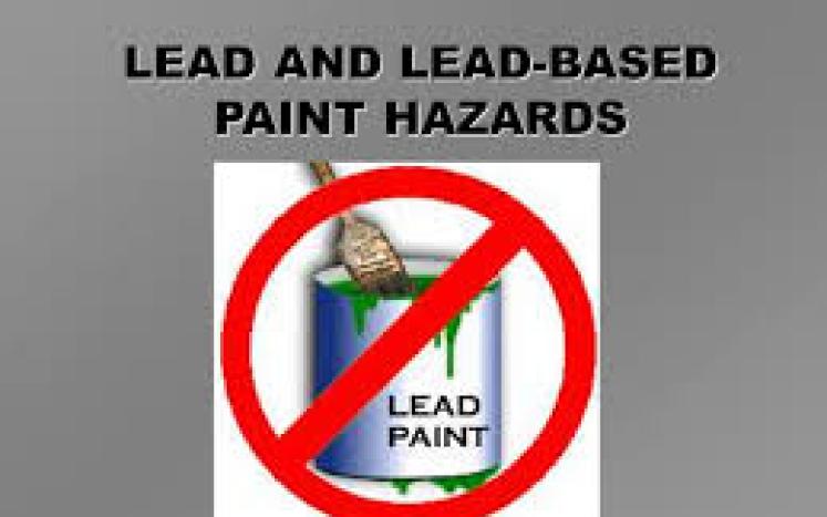 Lead paint waste